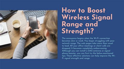 how to boost wireless signal