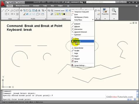 how to break array in autocad