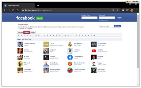 how to browse facebook without logging in