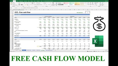 how to build a cash flow model in excel