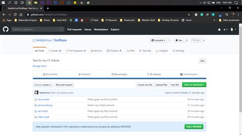 how to build a repository in github