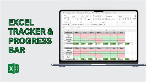 how to build a tracker in excel