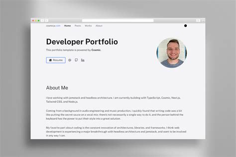 how to build a web developer portfolio