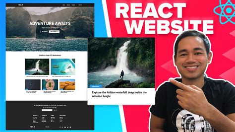 how to build a website from scratch using react js
