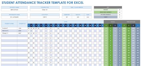 how to build an attendance tracker in excel