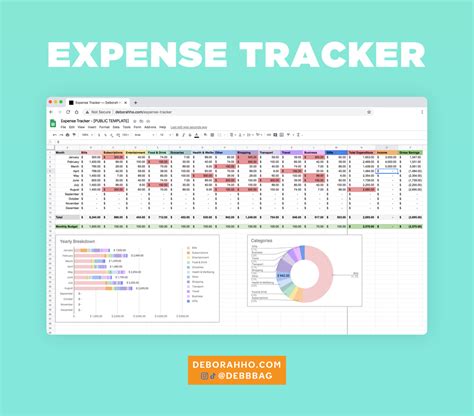 how to build an expense tracker in google sheets