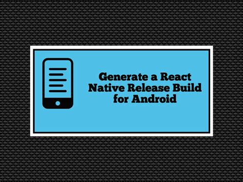 how to build apk in android studio react native