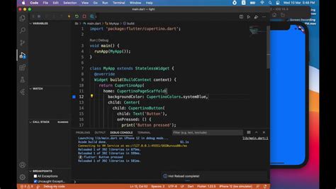 how to build flutter app for ios