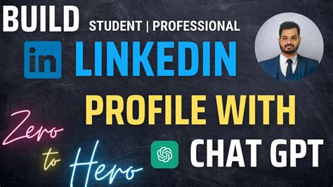 how to build linkedin profile for freshers