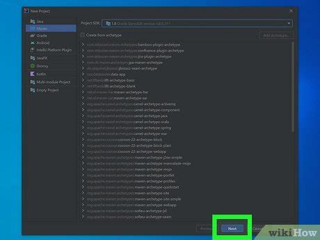 how to build maven project in intellij
