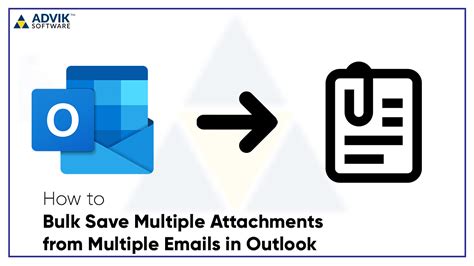 how to bulk save attachments from multiple emails in outlook