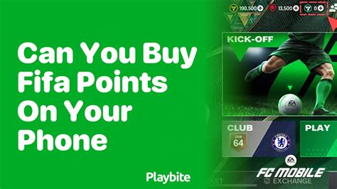 how to buy fifa points from phone