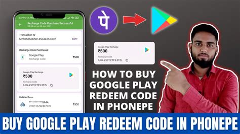 how to buy google play redeem code in phonepe