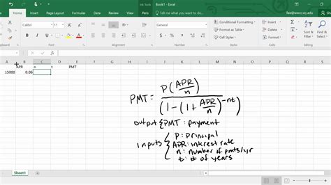 how to calculate 1 r n in excel