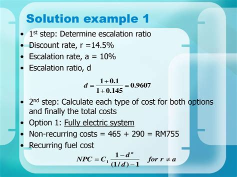 how to calculate escalation percentage