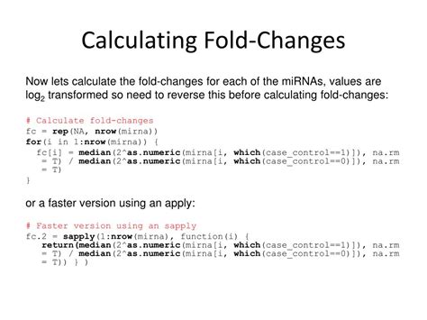 how to calculate fold increase in excel