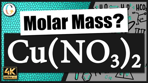 how to calculate formula mass of cu no3 2