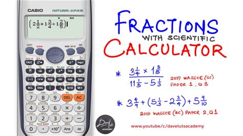 how to calculate fraction using calculator