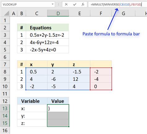 how to calculate line equation in excel