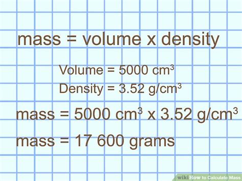 how to calculate mass in physics grade 10