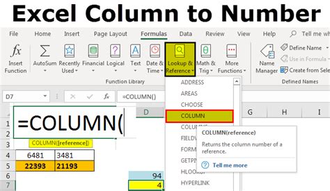 how to calculate numbers in excel column