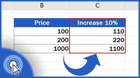 how to calculate percent increase in excel