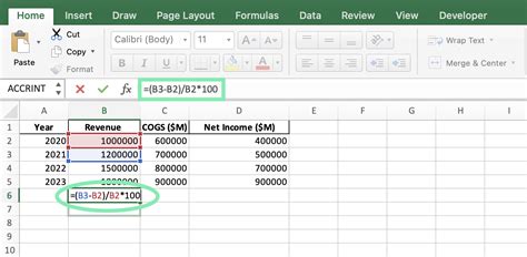 how to calculate percentage change of 2 numbers in excel