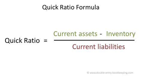 how to calculate quick ratio