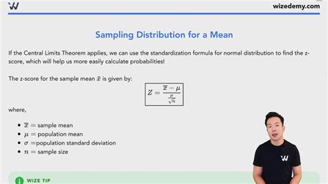 how to calculate range of sample means