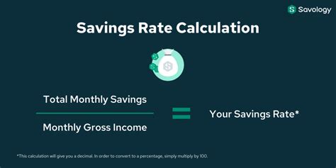 how to calculate savings rate