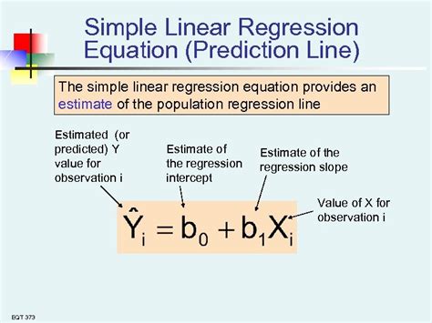 how to calculate slope in simple linear regression