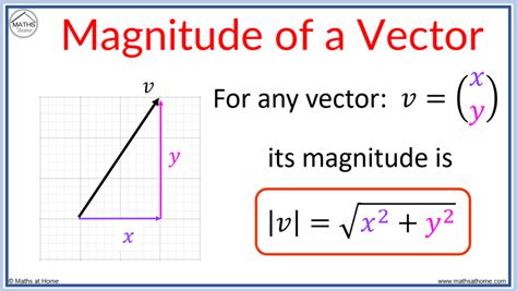 how to calculate the magnitude of a vector