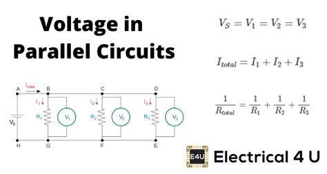 how to calculate the total voltage in a parallel circuit