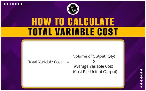 how to calculate total variable cost from a table