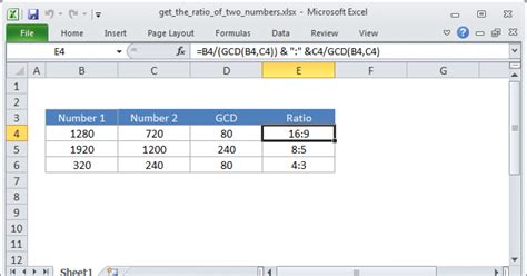how to calculate two numbers in excel