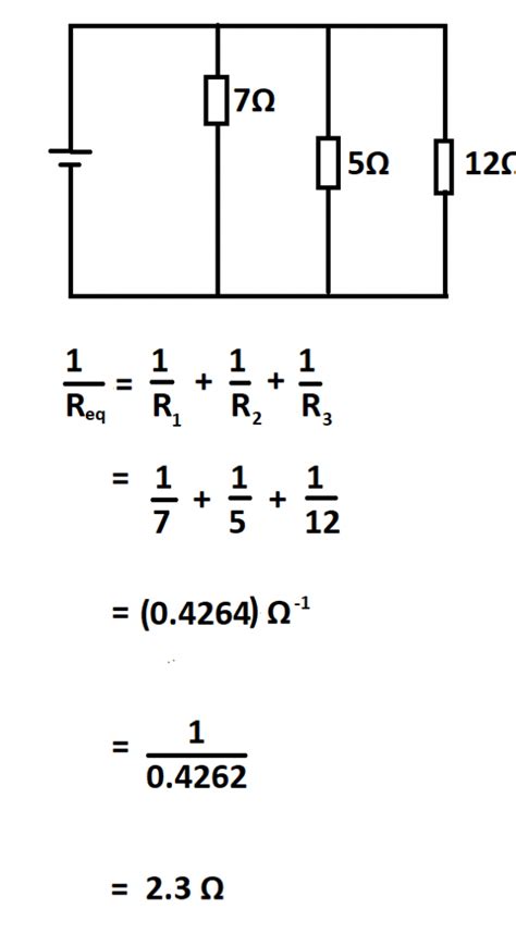 how to calculate two resistance in parallel