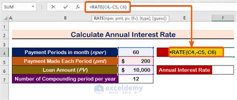 how to calculate variable interest rate in excel