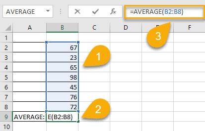 how to calculate x xbar in excel