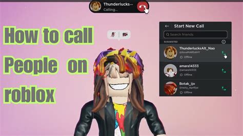 how to call people on roblox pc
