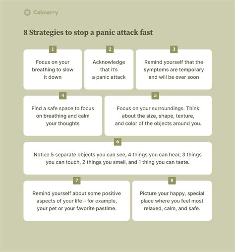 how to calm a panic attack in public