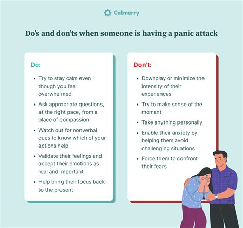 how to calm a panic attack over text