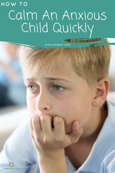 how to calm an anxious child