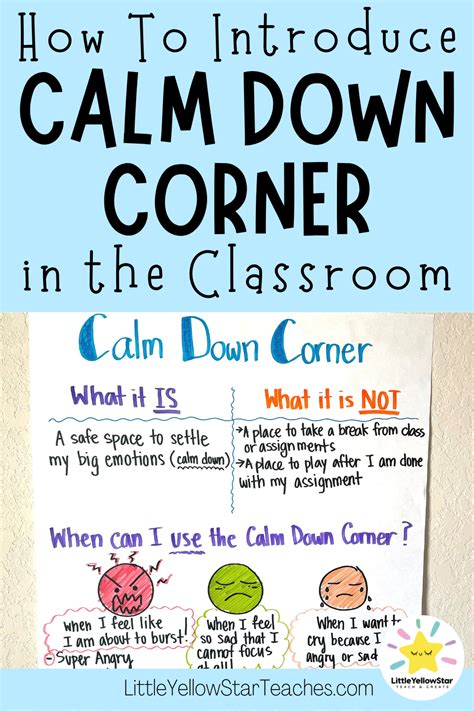 how to calm down in class