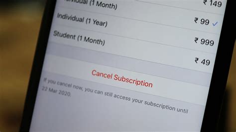 how to cancel a subscription on iphone that won t delete