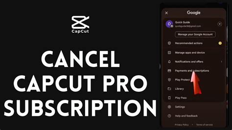 how to cancel capcut pro on pc