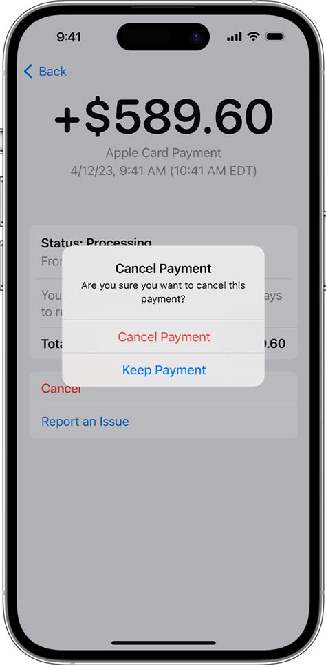 how to cancel card from apple pay