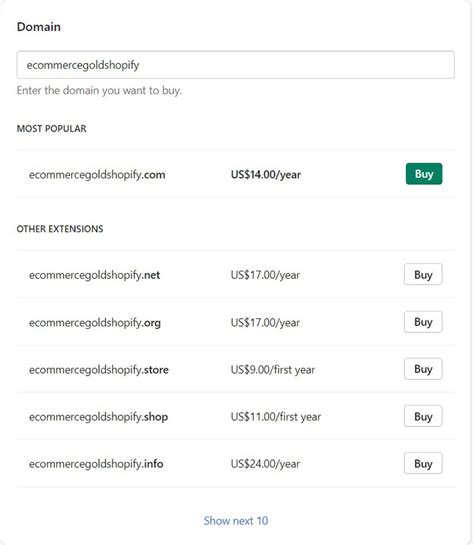 how to cancel domain name on shopify
