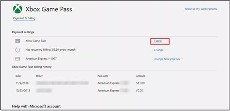 how to cancel game pass on xbox app on iphone