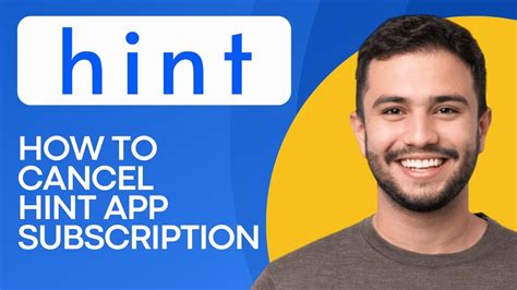 how to cancel hint app subscription