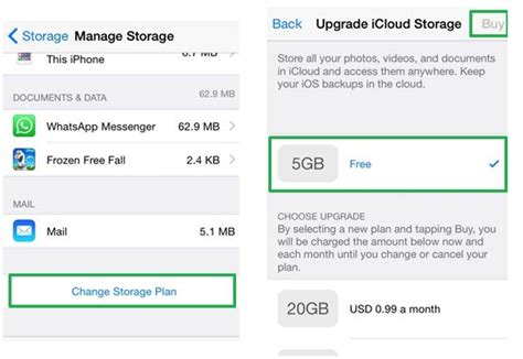 how to cancel icloud storage plan on windows